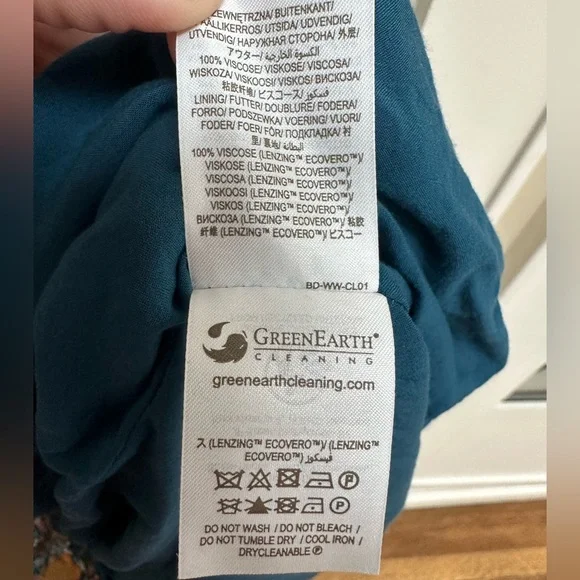 Boden Floral V-Neck Dress - Multicolor - Picture 6 of 6